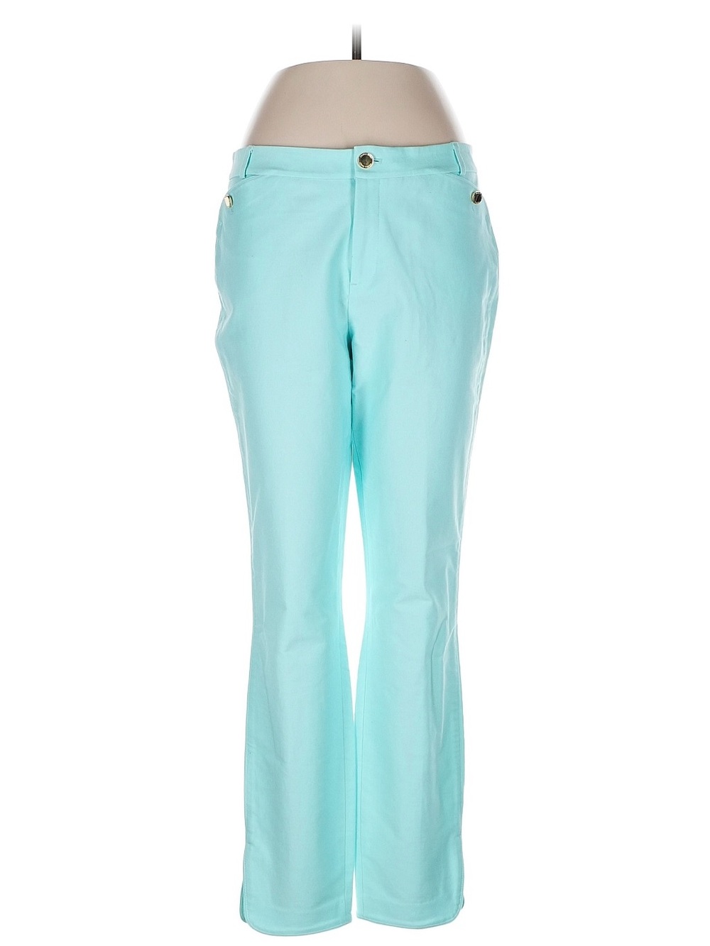 Ivanka Trump Light Aqua Boot-Cut Pants